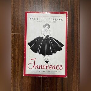 Innocence by Kathleen Tessaro, paperback novel, women’s fiction